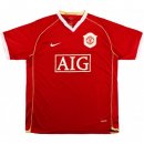 Maillot Manchester United Domicile Retro 2006 2007 Rouge Pas Cher