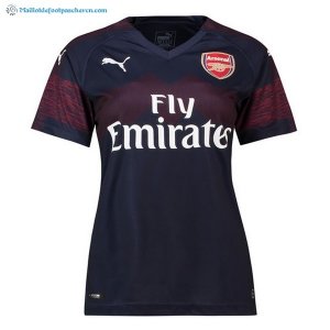 Maillot Arsenal Exterieur Femme 2018 2019 Bleu Marine Pas Cher
