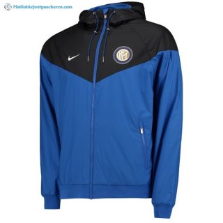 Sweat Shirt Capuche Inter de Milán 2018 2019 Bleu Noir Pas Cher