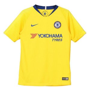 Maillot Chelsea Exterieur Enfant 2018 2019 Jaune Pas Cher