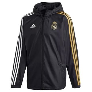 Coupe Vent Real Madrid 2020 2021 Noir Jaune Pas Cher Coupe Vent Real Madrid 2020 2021 Noir Jaune Pas Cher