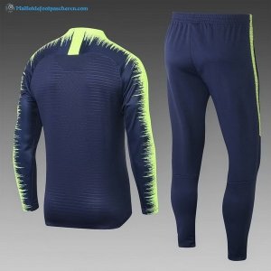 Survetement Manchester City 2018 2019 Bleu Pas Cher