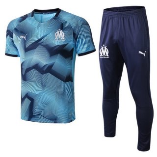 Entrainement Marseille Ensemble Complet 2018 2019 Bleu Pas Cher