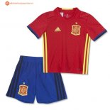 Maillot Espagne Enfant Domicile 2016 Pas Cher