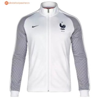 Veste France 2017 Blanc Pas Cher