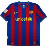 Thailande Maillot Barcelona Domicile Retro 2009 2010 Bleu Rouge Pas Cher