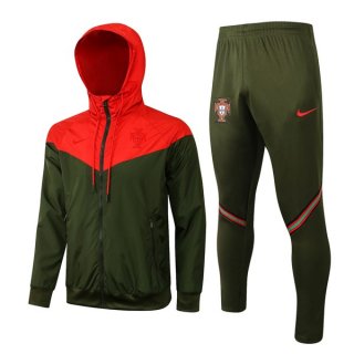 Coupe Vent Portugal 2022 Vert Rouge Coupe Vent Portugal 2022 Vert Rouge