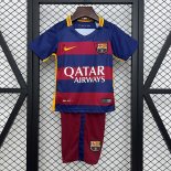 Maillot Barcelone Domicile Enfant Retro 2015-2016