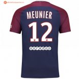 Maillot Paris Saint Germain Domicile Meunier 2017 2018 Pas Cher