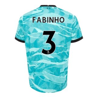 Maillot Liverpool NO.3 Fabinho Exterieur 2020 2021 Bleu Pas Cher