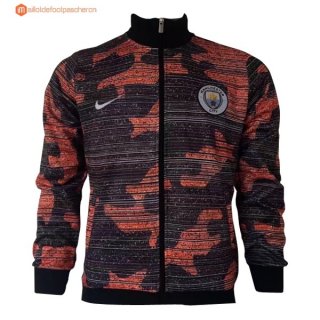 Veste Manchester City 2017 2018 Orange Pas Cher