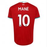 Maillot Liverpool NO.10 Mane Domicile 2020 2021 Rouge Pas Cher