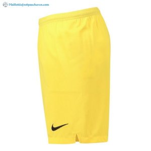 Pantalon Angleterre Domicile Gardien 2018 Jaune Pas Cher