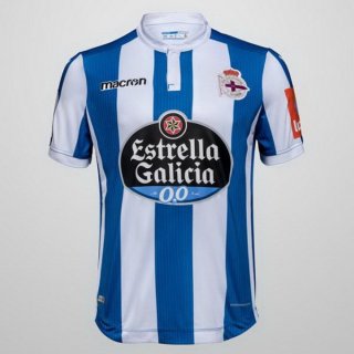 Maillot Deportivo La Corogne Domicile 2018 2019 Bleu Pas Cher