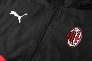 Coupe Vent AC Milan 2019 2020 Negro Rouge Pas Cher