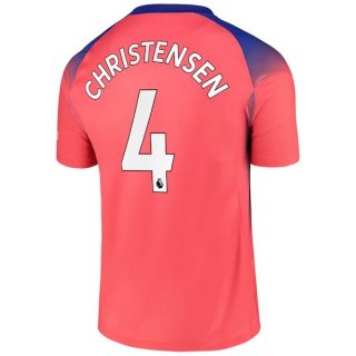 Maillot Chelsea NO.4 Christensen Third 2020 2021 Orange Pas Cher