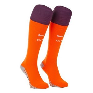 Chaussette Manchester City Third 2018 2019 Orange Pas Cher