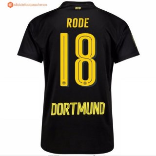 Maillot Borussia Dortmund Exterieur Rode 2017 2018 Pas Cher