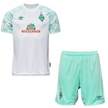 Maillot Werder Bremen Exterieur Enfant 2020 2021 Blanc Pas Cher