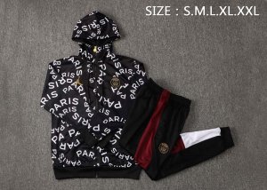 Sweat Shirt Capuche Paris Saint Germain 2022 Blanc Noir