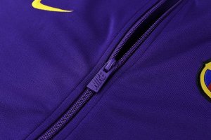 Survetement Barcelona 2018 2019 Purpura Jaune Pas Cher