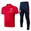 Polo Ensemble Complet Arsenal 2019 2020 Rouge Azul Pas Cher