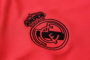 Polo Ensemble Complet Real Madrid 2018 2019 Rouge Noir Pas Cher