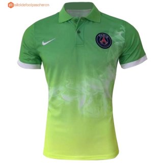 Polo Paris Saint Germain 2017 2018 Vert Pas Cher