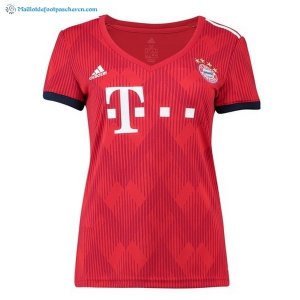 Maillot Bayern Munich Domicile Femme 2018 2019 Rouge Pas Cher