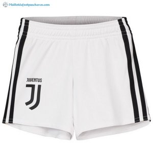 Maillot Juventus Domicile Enfant 2018 2019 Blanc Noir Pas Cher