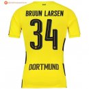 Maillot Borussia Dortmund Domicile Bruun Larsen 2017 2018 Pas Cher