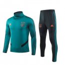 Survetement Ajax 2019 2020 Vert Noir Orange Pas Cher