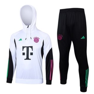 Sweat Shirt Capuche Bayern Munich 2024 Blanc Sweat Shirt Capuche Bayern Munich 2024 Blanc