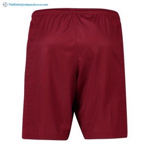 Pantalon As Roma Domicile 2018 2019 Rouge Pas Cher