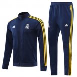 Survetement Real Madrid 2021 2022 Bleu Jaune Pas Cher