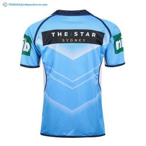 Maillot Rugby NSW Blues Domicile 2017 2018 Bleu Pas Cher