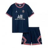 Maillot Paris Saint Germain Domicile Enfant 2021 2022 Bleu
