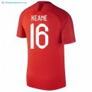 Maillot Angleterre Exterieur Keane 2018 Rouge Pas Cher