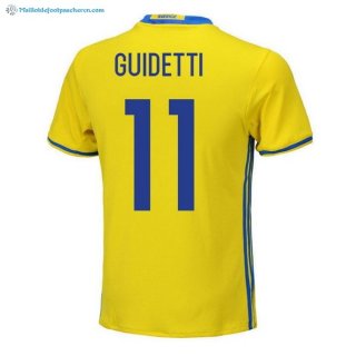 Maillot Sweden Domicile Guidetti 2018 Jaune Pas Cher Maillot Sweden Domicile Guidetti 2018 Jaune Pas Cher