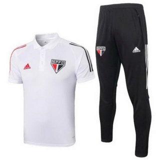 Polo São Paulo Ensemble Complet 2020 2021 Blanc Pas Cher Polo São Paulo Ensemble Complet 2020 2021 Blanc Pas Cher