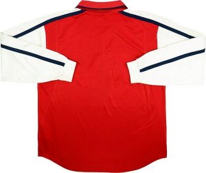 Maillot Arsenal Domicile ML Retro 2000 Rouge Pas Cher