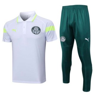 Polo Palmeiras Ensemble Complet 2023 2024 Blanc Vert