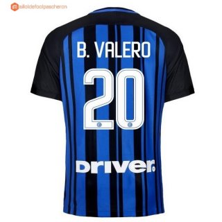 Maillot Inter Domicile B.Valero 2017 2018 Pas Cher