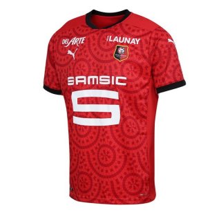 Thailande Maillot Stade Rennais Domicile 2020 2021 Noir Rouge Pas Cher