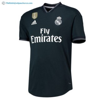 Thailande Maillot Real Madrid Exterieur 2018 2019 Noir Pas Cher