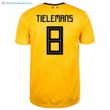 Maillot Belgica Exterieur Tielemans 2018 Jaune Pas Cher