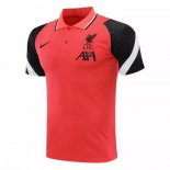 Polo Liverpool 2020 2021 Rouge Noir Pas Cher