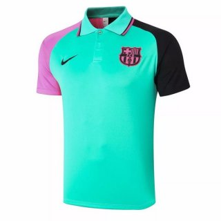 Polo Barcelona 2020 2021 Vert Rose Pas Cher Polo Barcelona 2020 2021 Vert Rose Pas Cher