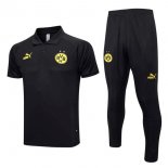Polo Borussia Dortmund Ensemble Complet 2023 2024 Noir