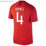 Maillot Angleterre Exterieur Gomez 2018 Rouge Pas Cher